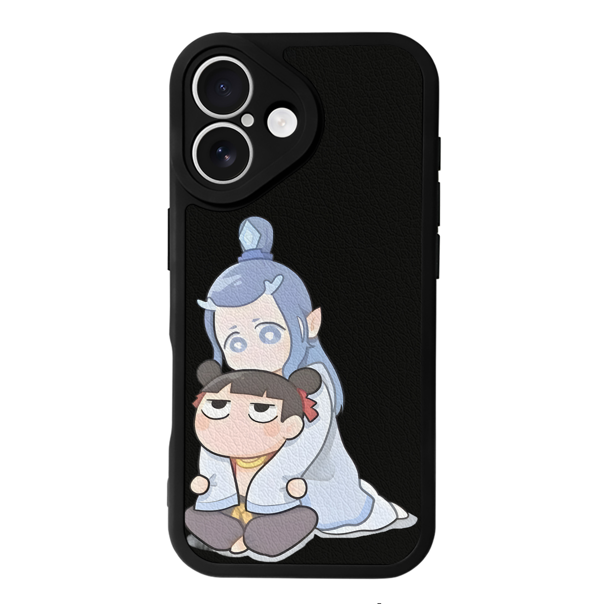 （画像用） Ne Zha 2 ナタ 魔童の大暴れ 【iPhone 16シリーズ対応】シリコンスマホケース（レザー調） 材質：シリコン